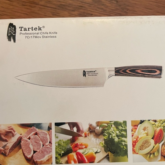 NIB Tartek 8.2” Chef Knife